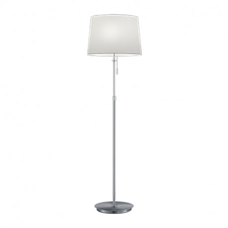 LAMPADAIRE - LYON - NICKEL MAT - E27 - ABJ BLANC