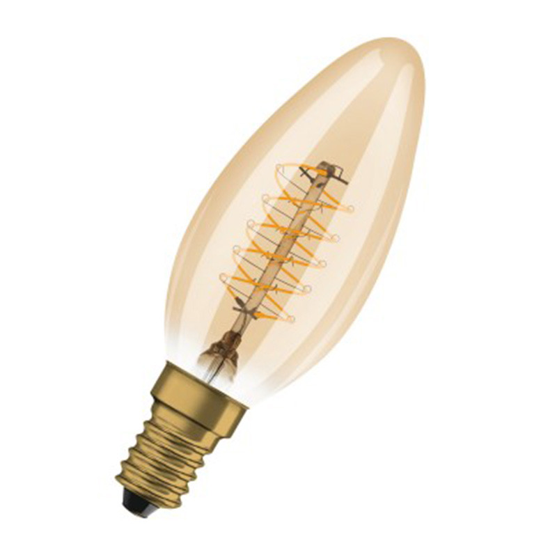                         LED FILAMENT SPHERIQUE E14 GOLD VINTAGE 3.4W 820 250LM DIMMABLE