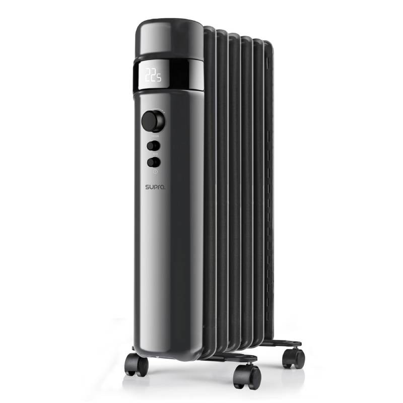                         RADIATEUR MOBILE BAIN D'HUILE 1500W 3 PUISSANCES NOIR