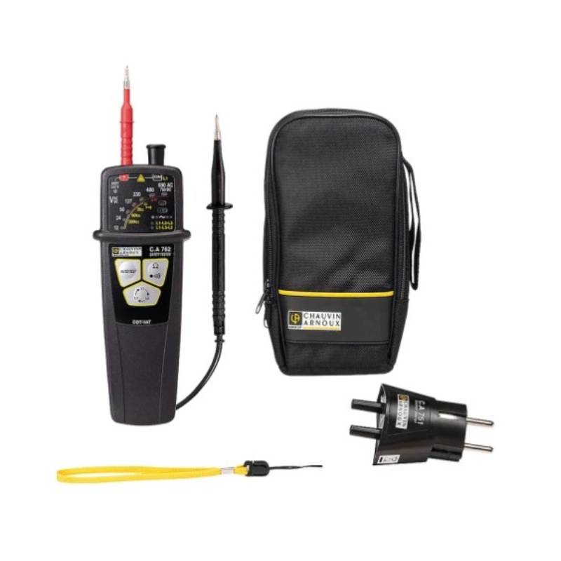                         P01191762Z - Testeur de tension CA762 Chauvin Arnoux - 690 V ac / 750V c.c. max - IP65