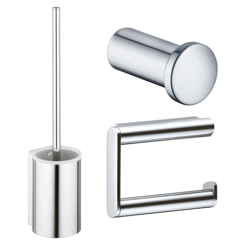                         19701011490 Kit accessoires WC Keuco - Chromée