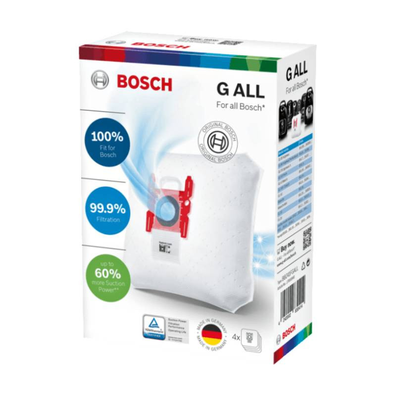                         POCHETTE DE 4 SACS BOSCH VZ41AFG TYPE G ALL