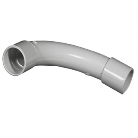 Coude grand rayon IRL'OC pour tubes IRL - Ø25 mm - Gris