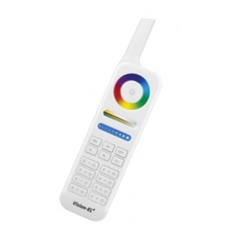                         TÉLÉCOMMANDE RF - 8 ZONES - RGB/W - (pour lampe 6107)
