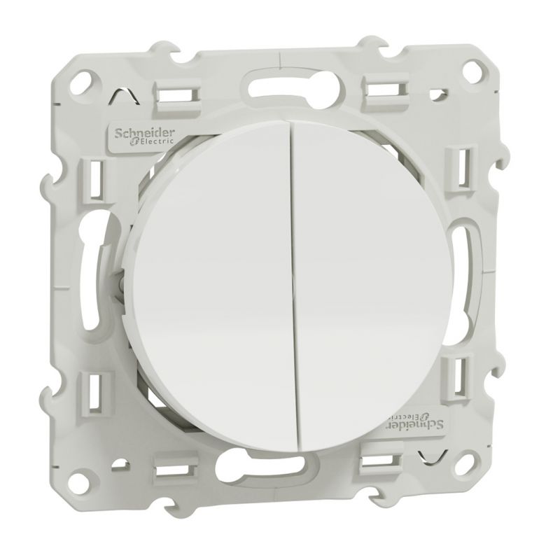                         Va-et-vient et poussoir Odace10A - Blanc