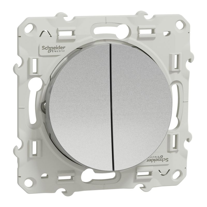                         Double va-et-vient Odace - Aluminium