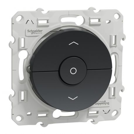 Interrupteur pour volet-roulant Odace - Anthracite