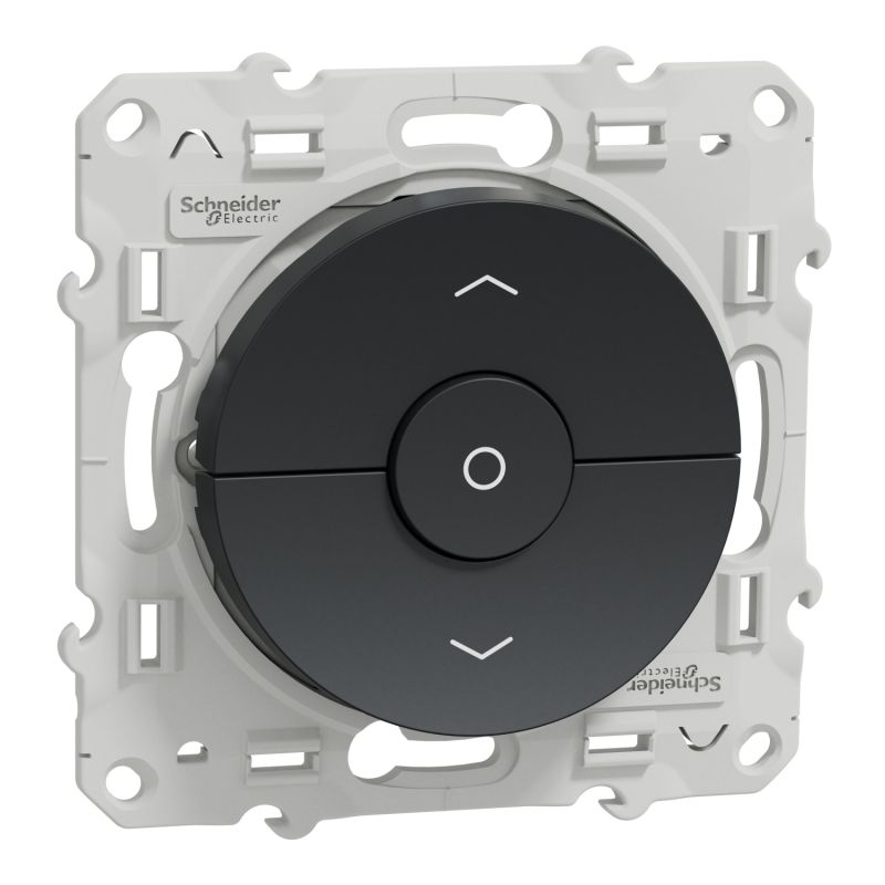                         Interrupteur pour volet-roulant Odace - Anthracite