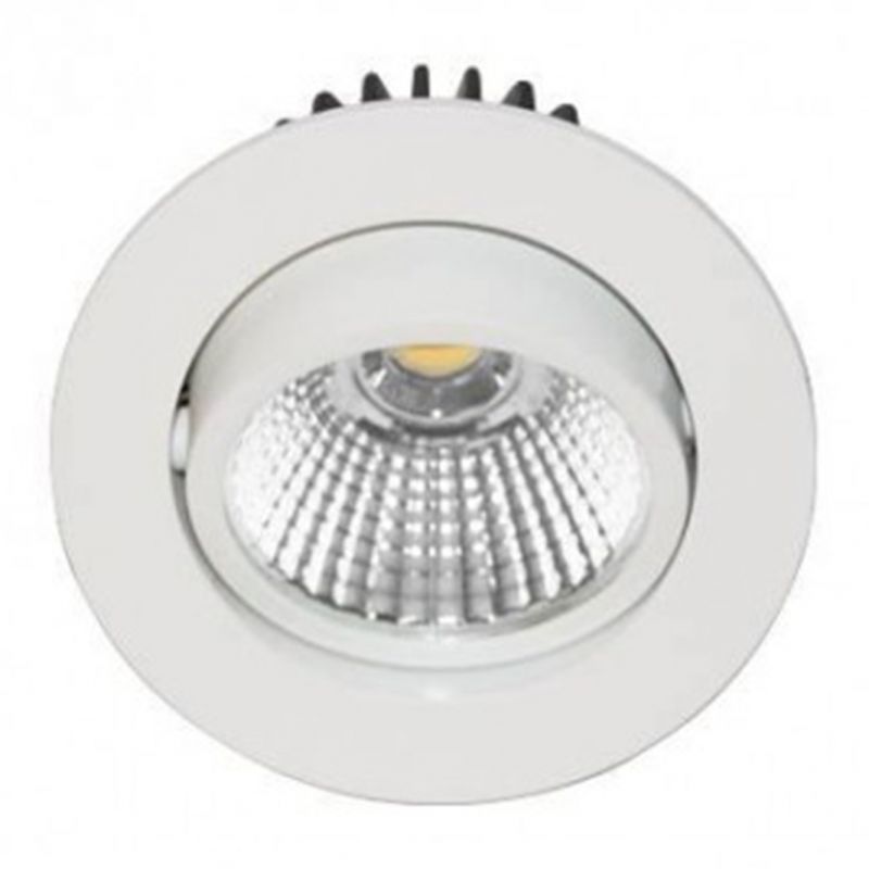                         SPOT LED - 6W - 830 - 760LM - ROND - ORIENTABLE - BLANC - IP44 - CLIII