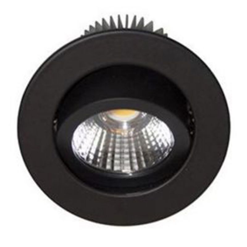                         SPOT LED - 3W - 830 - 300LM - ROND ORIENTABLE - NOIR - IP44 - CLIII