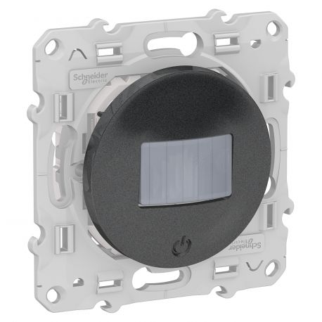 DETECTEUR DE PRESENCE - 3 FILS - TOUTES CHARGES - ANTHRACITE - ODACE