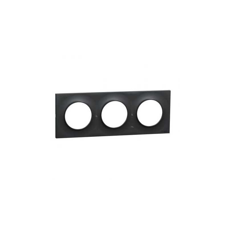                         PLAQUE - 3 POSTES - ANTHRACITE - ODACE