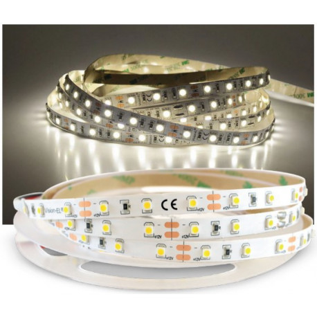 RUBAN LED - 5W/M - 12VDC - 840 - 100LM/W/M - (rouleau de 5m)