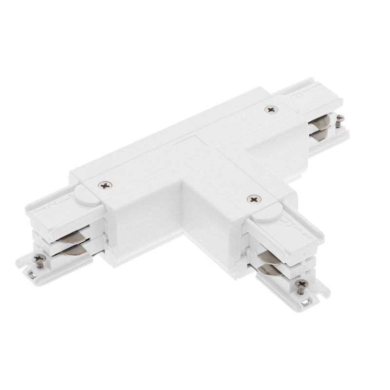                         CONNEXION T DROITE BLANC