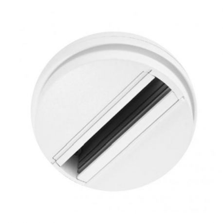 Base apparente pour spot sur rail TRACK III SURFACE Indigo - Blanc