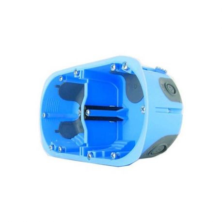 BOITE DE CLOISON SECHE - 2 POSTES - Ø67 - ETANCHE A L'AIR - P40mm