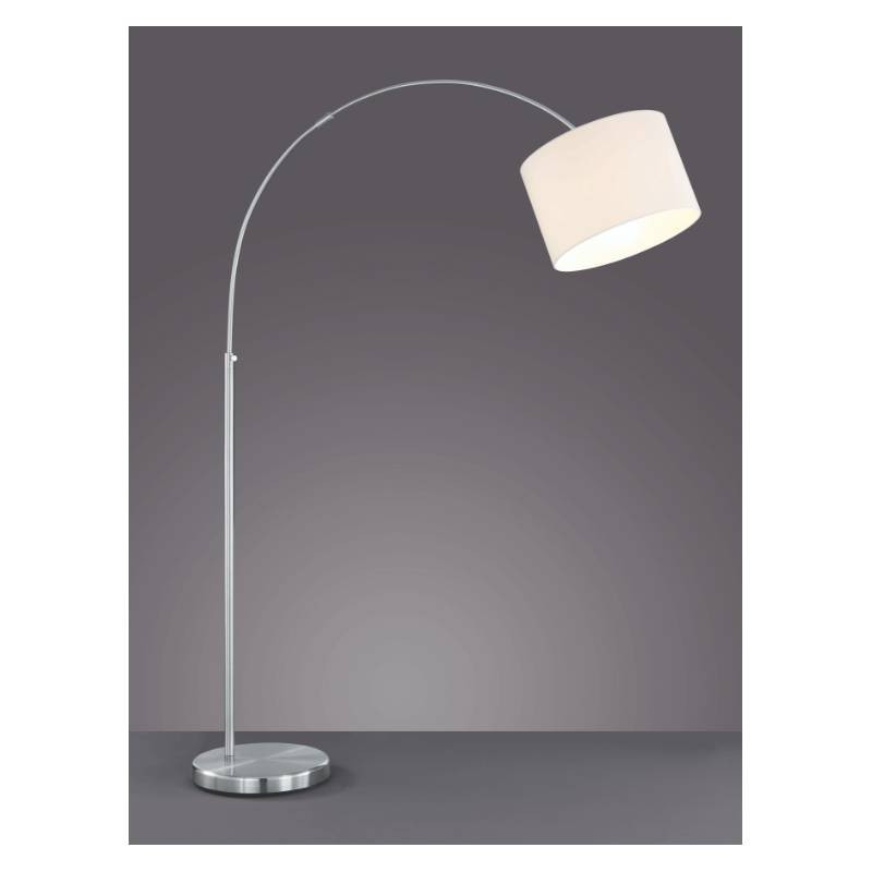                         LAMPADAIRE - HOTEL - CINTRE - NICKEL MAT - E27 - ABJ BLANC - Ø300