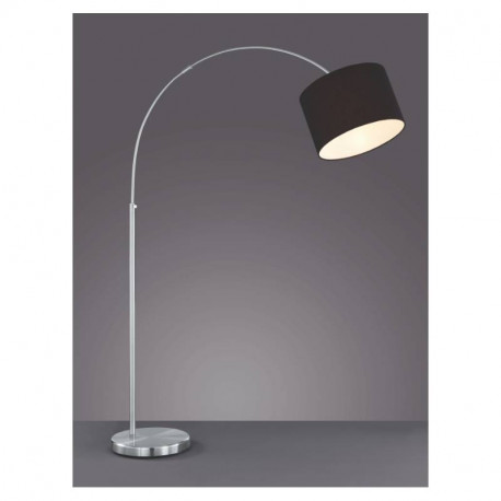 LAMPADAIRE - HOTEL - CINTRE - NICKEL MAT - E27 - ABJ NOIR - Ø300