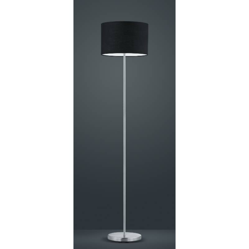                         LAMPADAIRE - HOTEL - NICKEL MAT - E27 - ABJ NOIR - Ø350