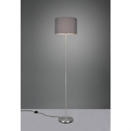 LAMPADAIRE - HOTEL - NICKEL MAT - E27 ABJ GRIS - Ø350