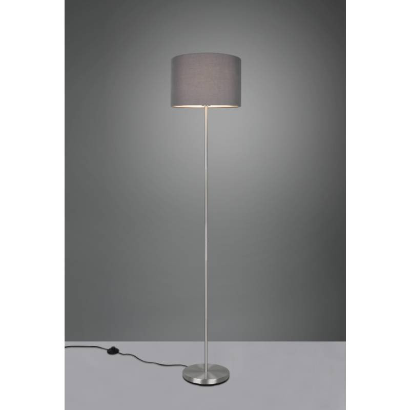                         LAMPADAIRE - HOTEL - NICKEL MAT - E27 - ABJ GRIS - Ø350