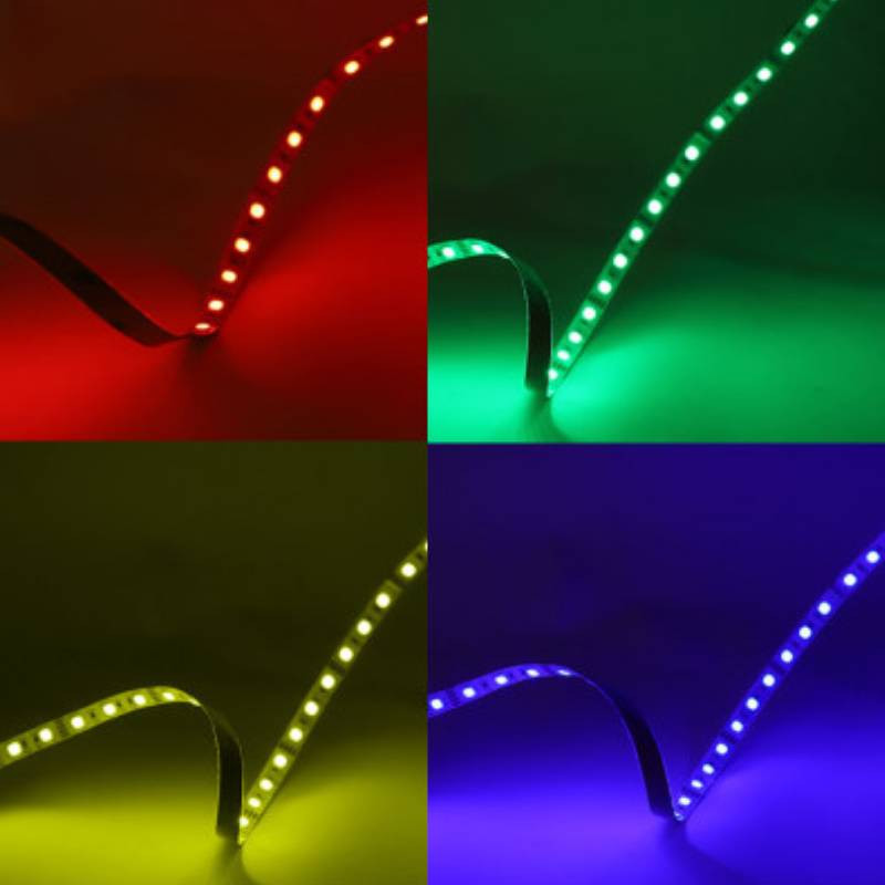                         100416 - Ruban LED Miidex - 9W/m - RGB - 12Vdc - 5m - IP54 - Dimmable