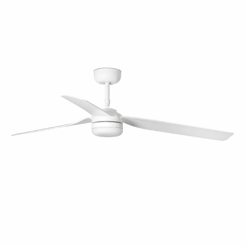                         Ventilateur de plafond LED Punt Faro - Pièce 17,6m2 - 6 vitesses - Moteur DC - Blanc