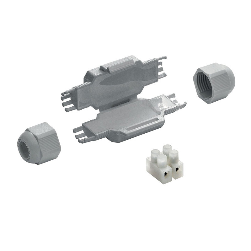                         MINI BOITE DE JONCTION - GEL - BORNE 2 FILS - IP67