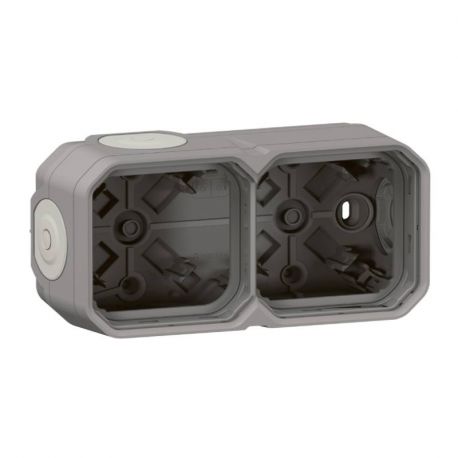 BOITIER - SAILLIE - 2 POSTES - HORIZONTAL/VERTICAL - PLEXO 