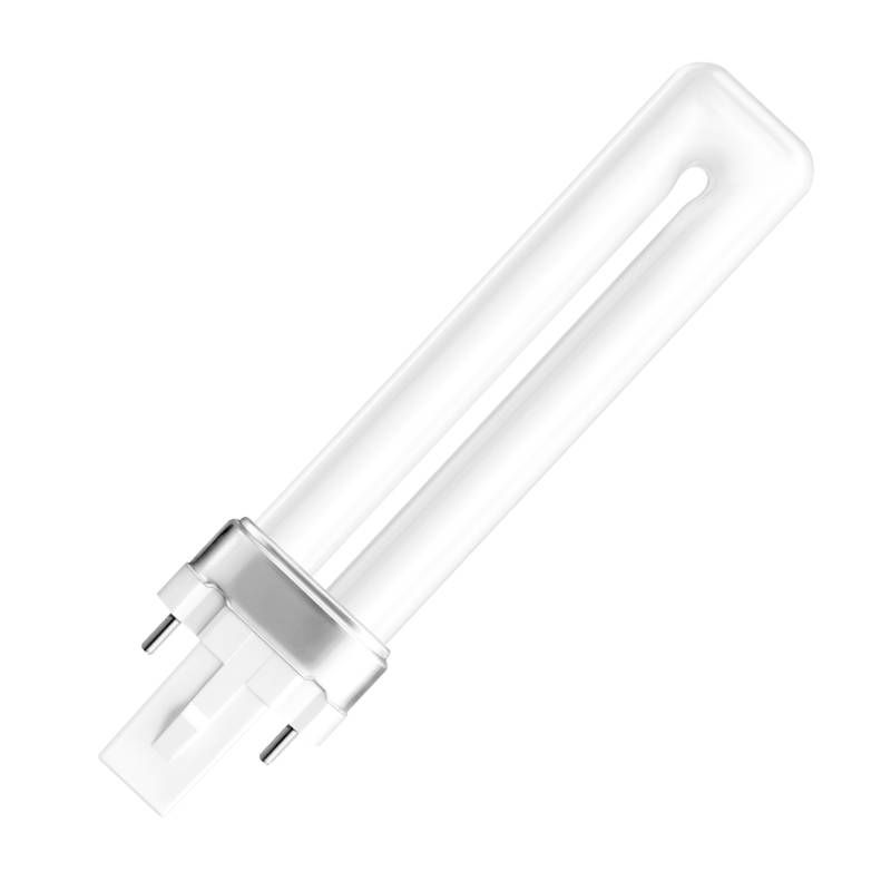                         025742 - Ampoule fluocompacte Dulux S Ledvance - G23 - 9W - 3000K - Non dimmable
