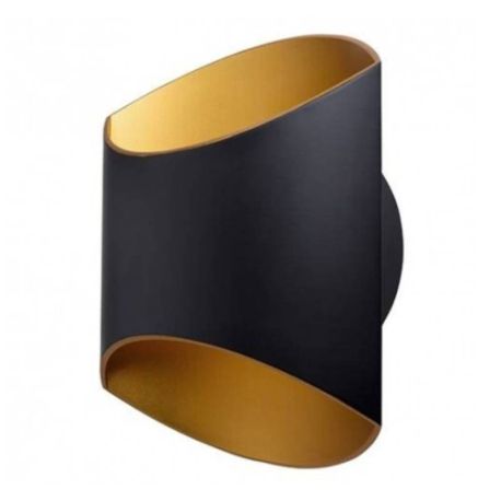 APPLIQUE LED - GLAM 250 - NOIR - DORE - 12W - 830 - 1010LM