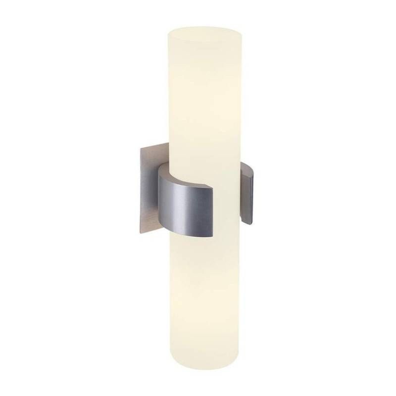                         Applique DENA 2 E14 230V 40W x2aluminium brosse et verre satine