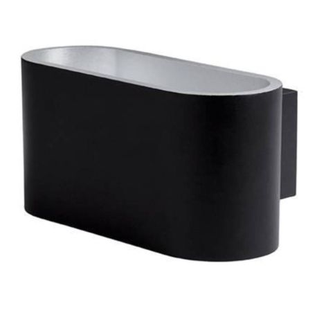 APPLIQUE LED - GLAM 90 - NOIR - ARGENT - 10W - 830 - 1010LM