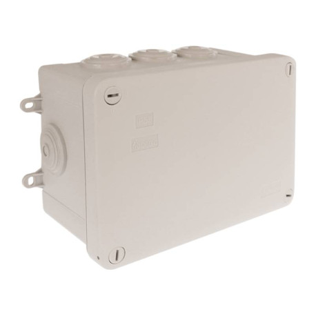 BOITE DE DERIVATION ETANCHE - 155x100 - H55 - 8 EMBOUTS