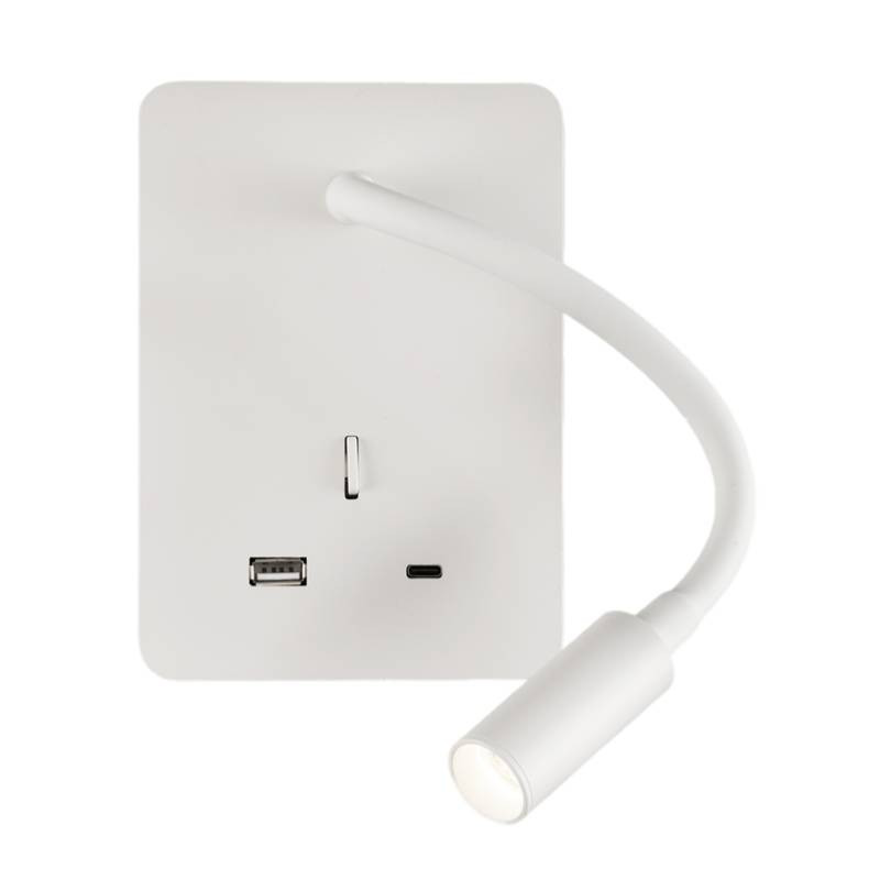                         LISEUSE - SENDA - 3W - 830 - 285LM - BLANC - USB A/C
