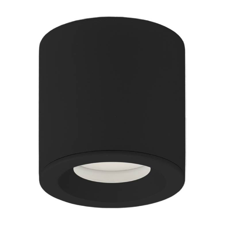                         SPOT PLAFOND - VANDUO - ROND - GU10 - NOIR - IP65 - CLII