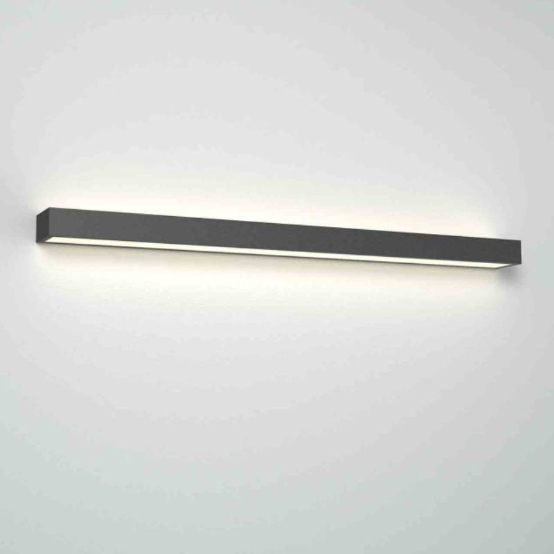                         REGLETTE LED - SIMPLY - 24W -  840 - 1200LM - UP/DOWN - IP44 - NOIR - CLII