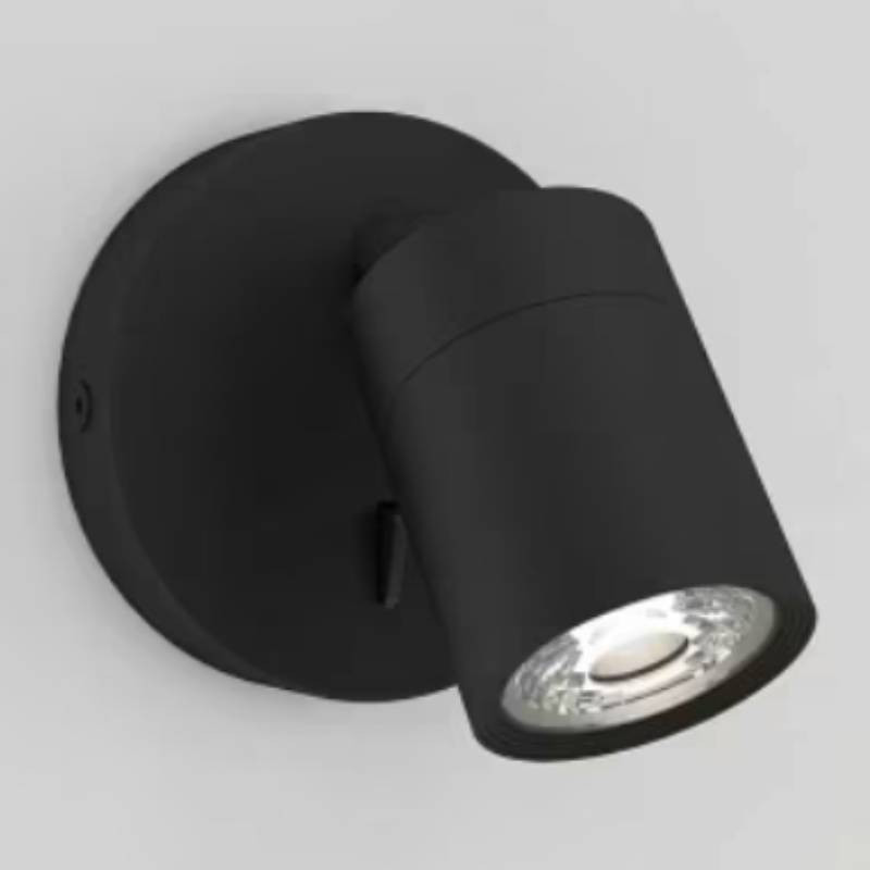                         SPOT SUR PATERE - LUNA - 6W - 840 - 540LM - NOIR - IP44 - CLII - INTER