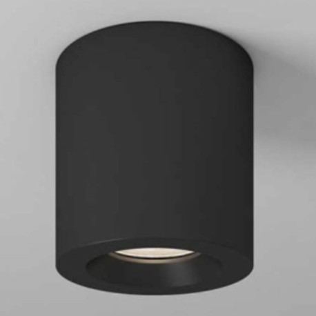 PLAFONNIER - KLARA ROND - GU10 - IP65 - NOIR - CLII 