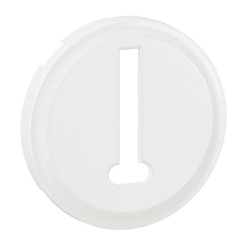                         Enjoliveur Céliane pour prise téléphone 8 contacts Legrand - Blanc