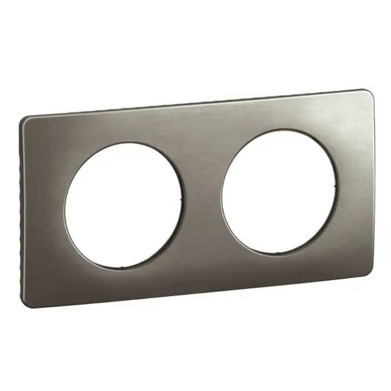                         CP1802 - Plaque de finition Céliane Legrand - 2 postes -