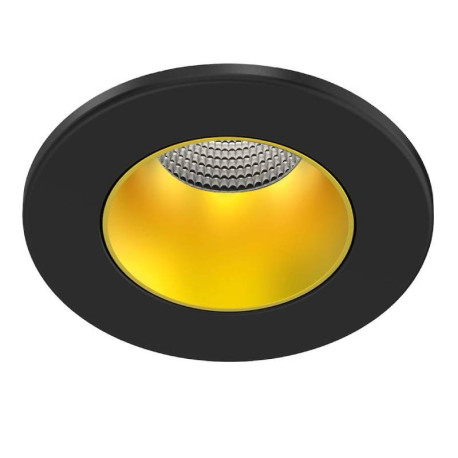 SPOT LED - 7W - 830/840 - 430LM - NOIR/DORE - IP65 - CLII