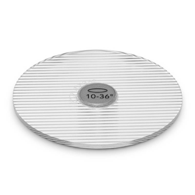                         00333 LENTILLE - ECARTEUR DE FAISCEAU - ASYMETRIQUE - 10°/36°