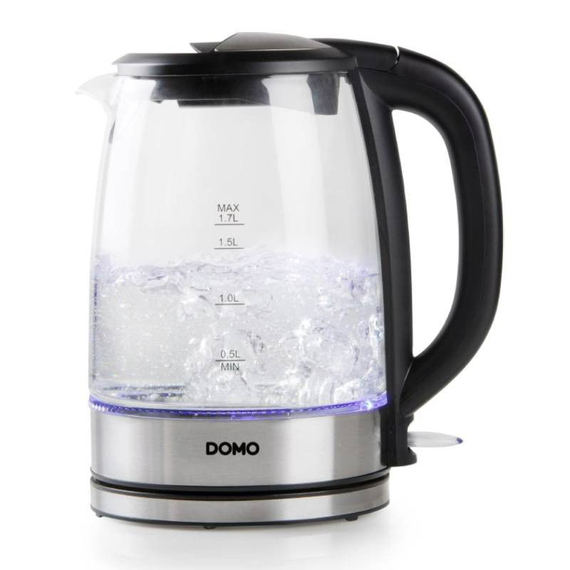                         BOUILLOIRE - VERRE - 1,7L