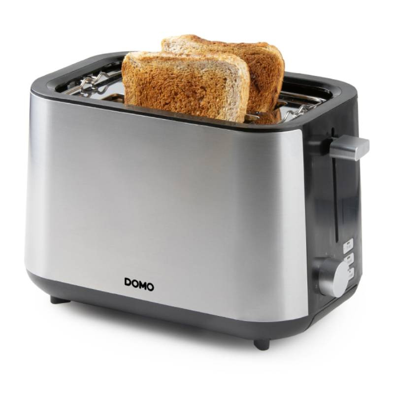                         GRILLE PAIN - 2 FENTES - 2 TOASTS - 900W - INOX