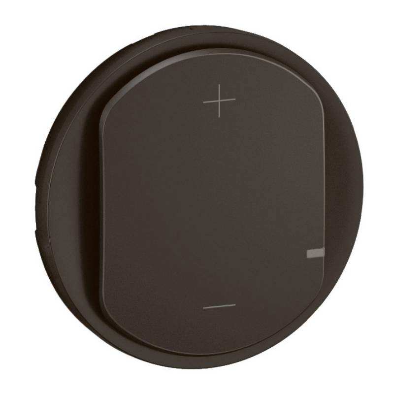                         Enjoliveur pour variateur type poussoir Céliane Legrand - Noir