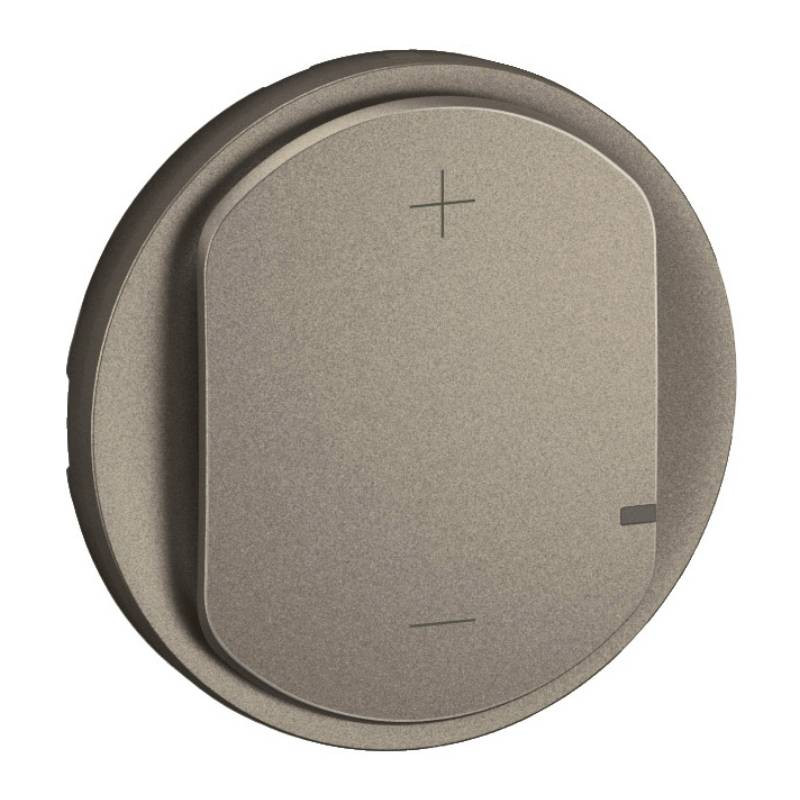                         Enjoliveur pour variateur type poussoir Céliane Legrand - Titanium