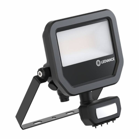 PROJECTEUR LED - 11/17W - 830 - 1465/2200LM - IP66 - DETECTEUR - NOIR 