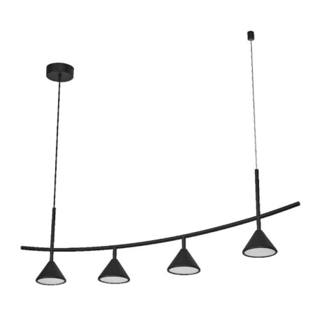 SUSPENSION - FUJI - QUATTRO - 16W - 830 - 620LM - NOIR 