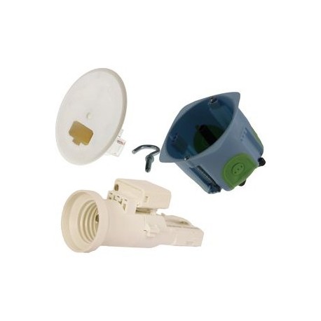 Kit DCL point de centre + fiche/douille E27 - diamètre 67 mm